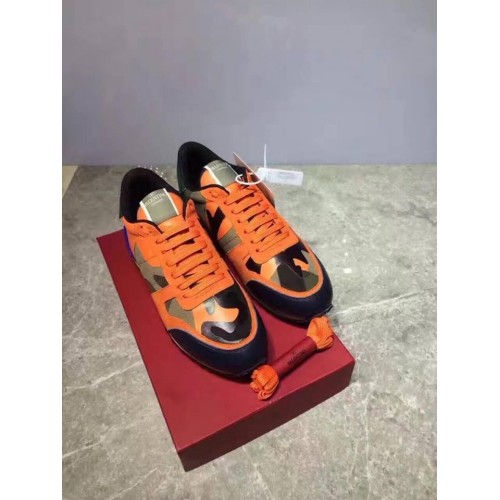 valentino rockrunners army orange